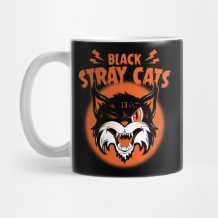 Black Stray Cats Mug